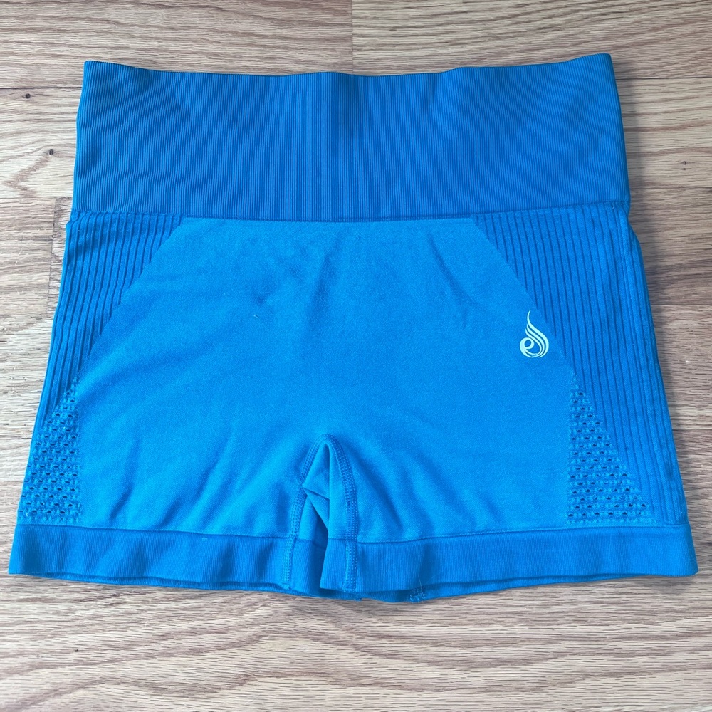 Ryderwear electra seamless shorts in electric blue